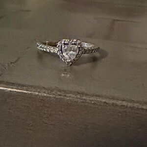 Pandora Silver Heart Ring